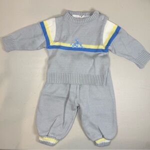 Vintage 1987 boys acrylic knit outfit